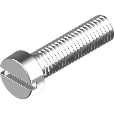 Maskinskruv cylindrisk skalle mejselspår